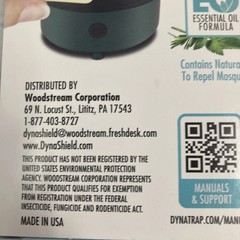 DynaShield Refill Mosquito Repellent Pads (8) Per Box New
