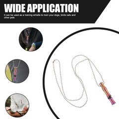 Pet Dog Training Whistle Camping Survival Whistle Stainless Steel Whistle Bird