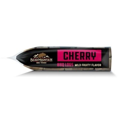 Bear Mountain BBQ Cherry BBQ Wood Logs for Outdoor Fire Pits & Smokers, 1 Bag