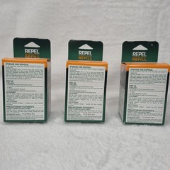 Repel Realm Zone Mosquito Repellent Refill Unscented 40 Hours Each Lot Of 3