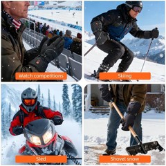 Velotrex Heated Gloves For Men Women 7.4V 3000Mah Heated Gloves Rechargeable