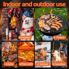 1296PCS Fire Starters for Campfires, BBQ, Camping, Quick Light, Waterproof Charc