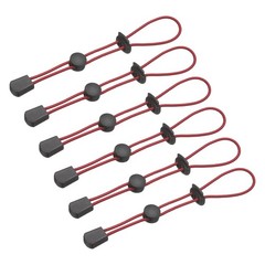 Climbing Stick Holder, Backpack Hiking Pole Ropes 8 Inch & 6 Pcs & Red