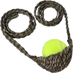 Paracord Balearic Shepherd Sling, 63 Inch Handcrafted Braided Slingshot, Roman G