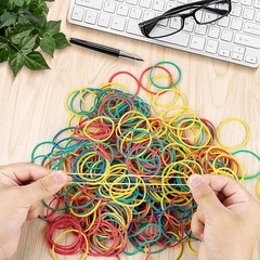 700PCS Multicolor Rubber Bands,Assorted Color multicolor