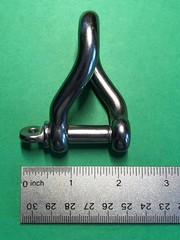 Stainless Steel 316 Twist Shackle