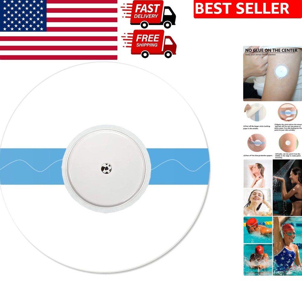 Waterproof Sensor Covers for Libre 2/3 Plus – 55 Pack