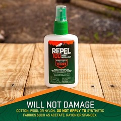 Repel 100 Insect Repellent, Pump Spray, 4-Fluid Ounces, 10-Hour Protection khry