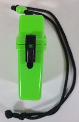 Hawaii Maui Dive Shop Waterproof Dry Box Floating Scuba Snorkeling Green Vintage