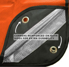 Insulated Tarp, Reusable Heavy Duty Thermal Survival Blanket – 60X82In, Reflects
