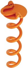 Liberty Outdoor ANCFR10-ORG-A Folding Ring Spiral Ground Anchor, Orange, 10-I…
