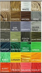 Custom Carry Strap Xtra Thick Paracord – Colors, Length, Clips – Great Gift