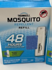 New Thermacell Patio Shield Mosquito Repeller- Haze + EXTRA REFILLS