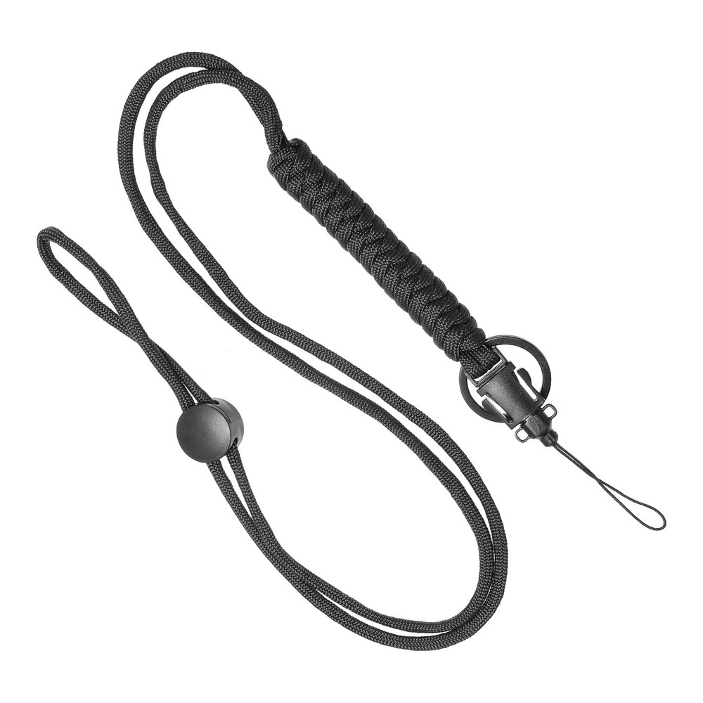 23.6 Inch Paracord Lanyard Braided Lanyard Necklace Keychain Adjustable Badge