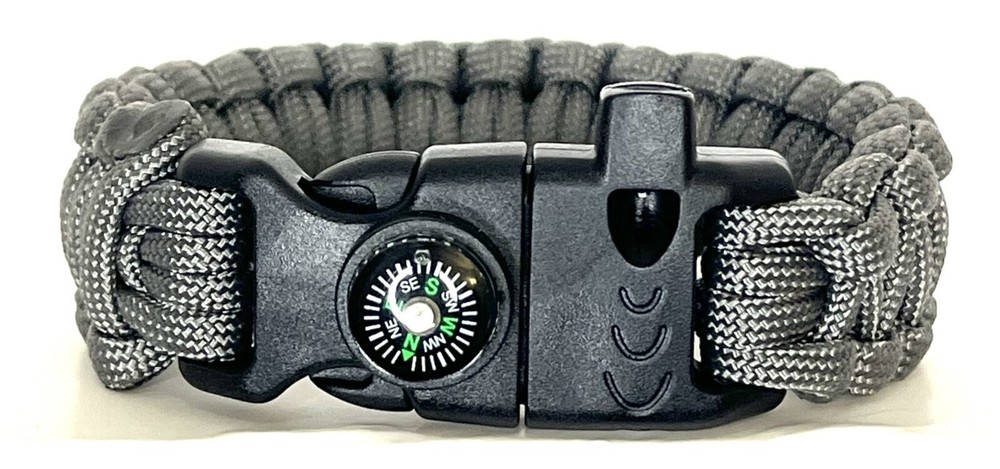 DAVE’S ULTIMATE SURVIVAL PARCORD BRACELET_GRAY