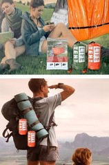 Survival Tent Kit – 2-Person Mylar Thermal Shelter, Waterproof Windproof Reus…