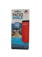 Thermacell Patio Shield Mosquito Repeller 15 X 15 Foot Protection NEW Red