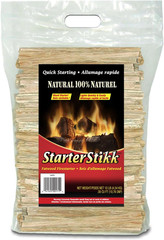 , Fatwood Starterstikk, Natural Firestarting Sticks for Campfire, Fireplace, Woo