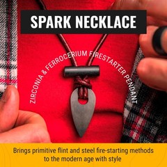 Wazoo – Starter Made In Usa Pendant Tool On Leather Cord Survival