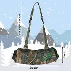 Hunting Camo Hand Muff Insulated Warmer 8 inch x 20 inch,