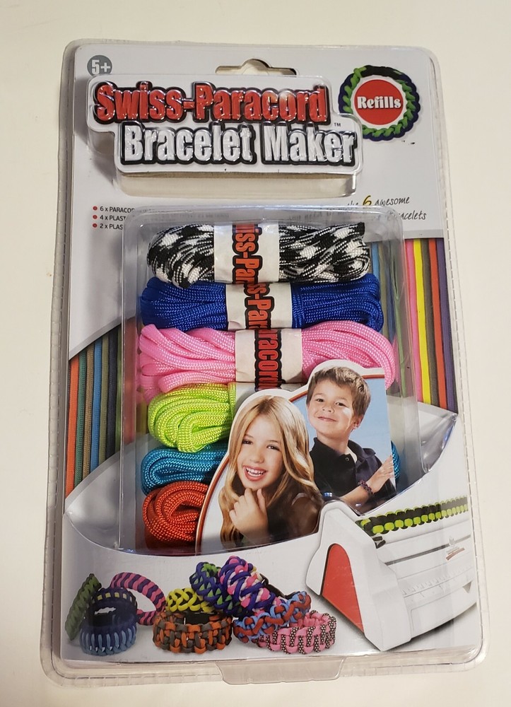 Swiss Paracord Bracelet Maker Refill Kit Makes 6 Bracelets