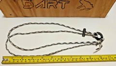 Paracord Survival Necklace w/Flint & BONUS Black Sun-glass case *Multi Color*