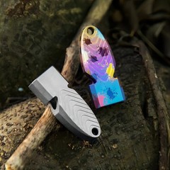 Titanium Emergency Whistle EDC Safety Survival Whistle Outdoor Pet Training Gift