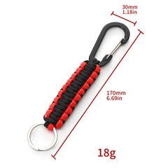 2Pcs Square Lanyard Keychain Multifunctional Outdoor Camping Water Bottle Hook