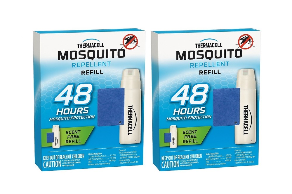 New Box Thermacell Mosquito Repellent Refills Value Pack 48 Hours (2 pack)