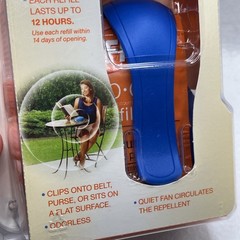 Off! Clip-on Fan Circulated Mosquito Repellent w/ 1 Refill New
