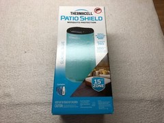 Thermacell Patio Shield Mosquito -Highly Effective Repeller – Glacial Blue – NIB