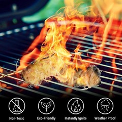 Effortless Lighting: 32 Natural Fire Starters – Quick & Waterproof for Campfires