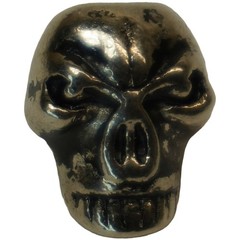 Angry Skull Bead for Paracord Bracelets, Lanyards, Keychains & DIY Projects