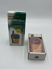 Oregon Scientific All Hazards Weather Radio Model WR102N Yellow. D2