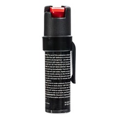 2 Pack Burn Pepper Spray for Self Defense with Security Clip – 0.84 fl oz Black