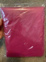 Rain Poncho Raincoats Reusable Unisex One Size Fits Most (pink) pack of 2