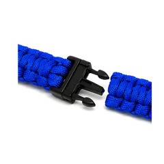 Explorer 9.5″ Survival Paracord Bracelet Navy Nylon Plastic Buckle Camping