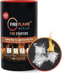 All-Purpose Indoor & Outdoor Firestarter – 100 Pouches