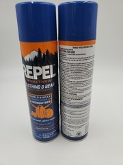 2 Pack Repel Permethrin Clothing & Gear Insect Repellent – Protect Outdoor Gear
