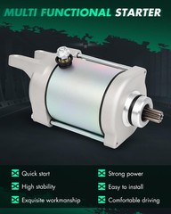 SCITOO Starter Motor 18911 19599 for Arctic Cat 250 2×4 06-09 L 249cc cid for Mi