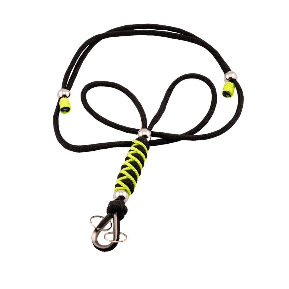 Adjustable Paracord Neck Teacher Lanyard Metal Beads 2 colors Handmade AUSTRALIA