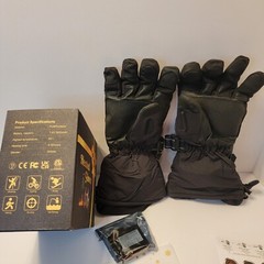 LATITOP Heated Gloves Large Men Women 7.4V 22.2WH Rechargeable Battery Outdoor