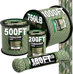 Paracord Rope 750 Parachute para Cord 4mm 11 Strand Spool Rope Utility Nylon