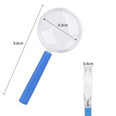 12pcs Magnifiers Kids Magnifiers Toy Giveaway for Kids Plastic Acry…