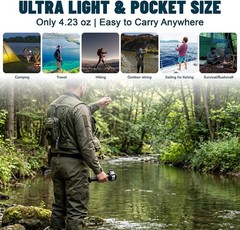 2.0 Backpacker Survival Fishing Kit Emergency Lightweight Fishing System Travel