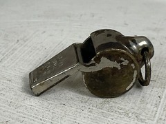 Acme 1.75″ Thunderer Metal Pea Sports Whistle Lead Free Deep Tone