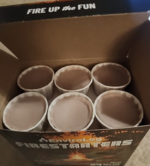 Fire starter, 2-24 cups/ total 48 cups for Fireplace, Wood, Stove, Fire Pit