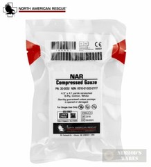 NAR Compressed GAUZE 4.5″ x 4.1yds. 6-ply Cotton First Aid 30-0052 FAST SHIP