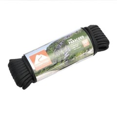 1100lbs Heavy Duty 50ft Paracord Black Utility Rope Camping Hiking Survival New