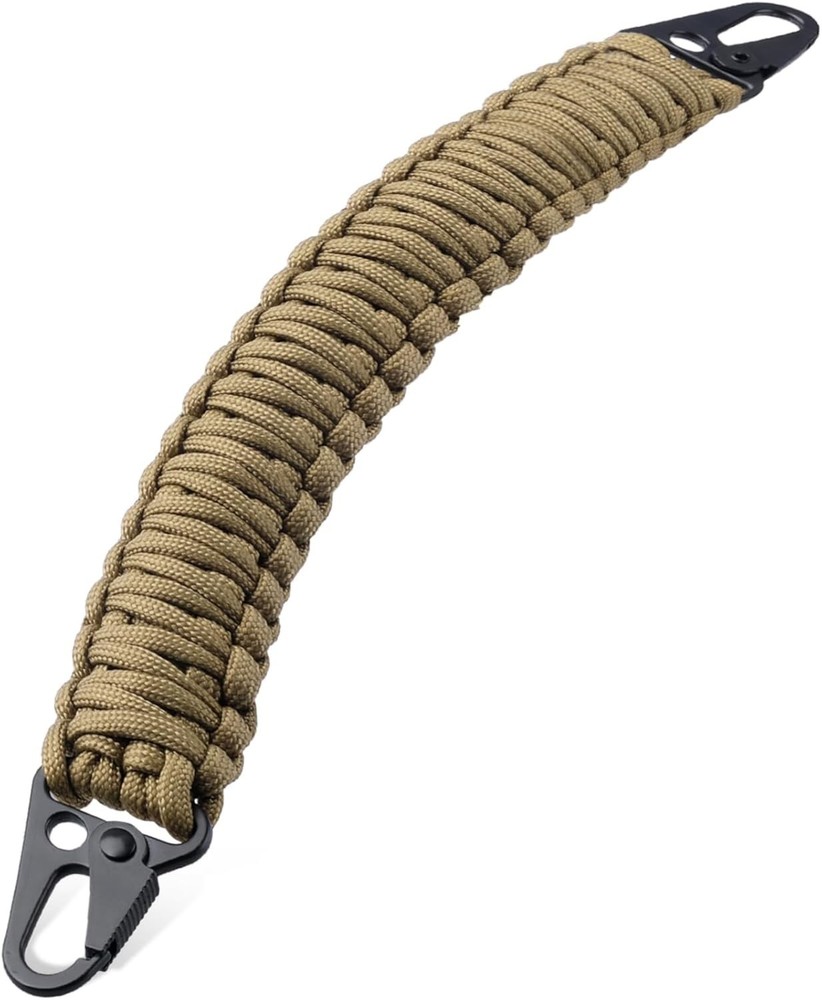 Tactical Paracord Handle，9-Core Weaving Paracord Strap for Bag Strap Replacement